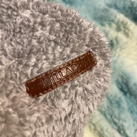 Billabong Sherpa Teddy Bear Zip Up Hoodie Size Lg - Picture 6 of 9